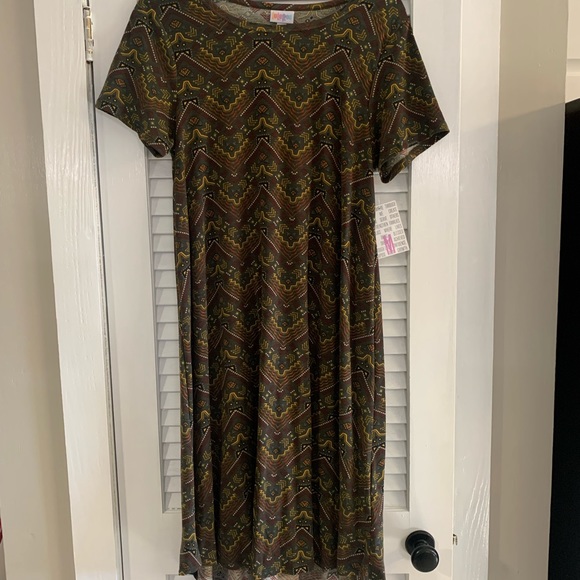 Lularoe Carly Medium Bundle Black Grey NWT - Picture 4 of 4